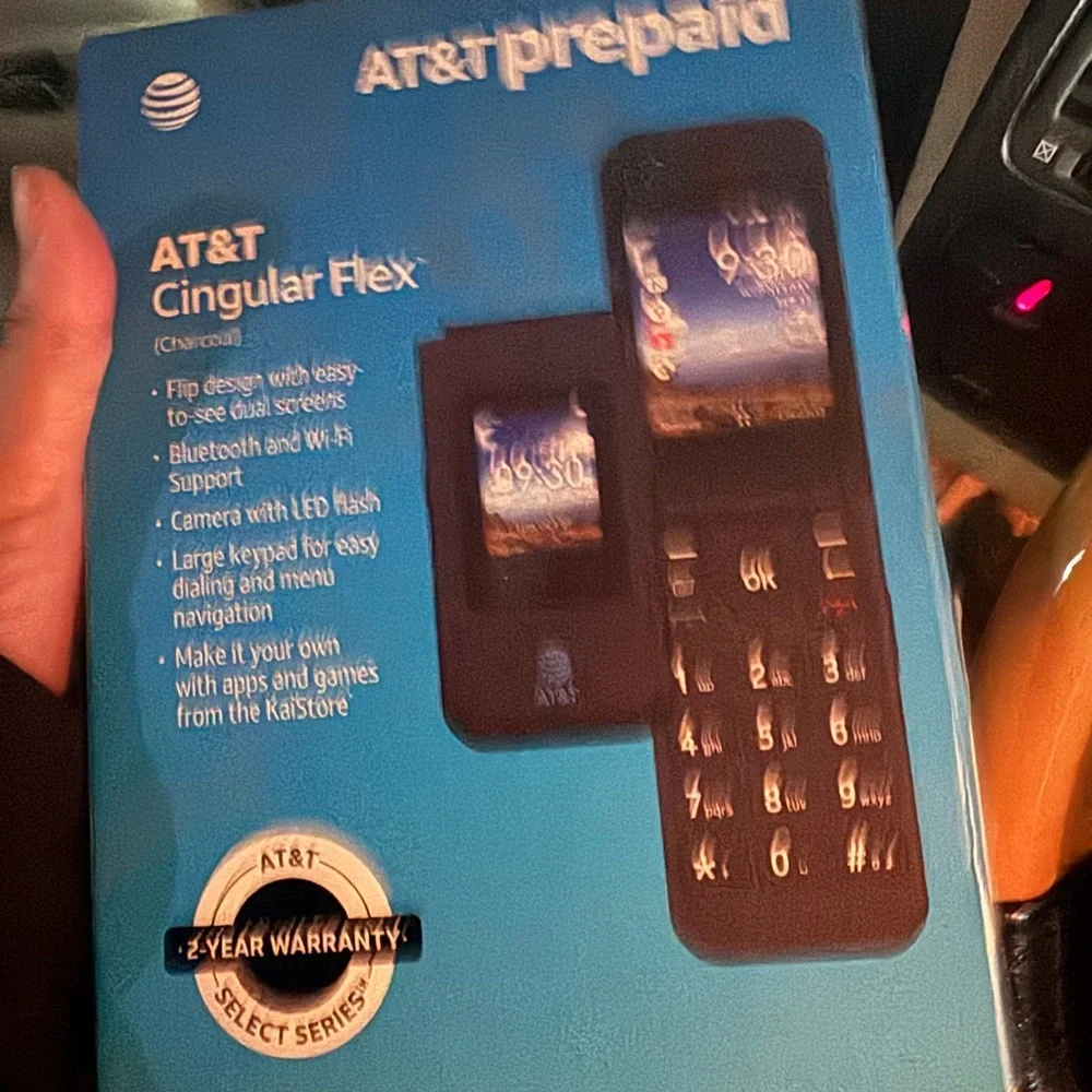 Cingular Flex Cell Phone - Black